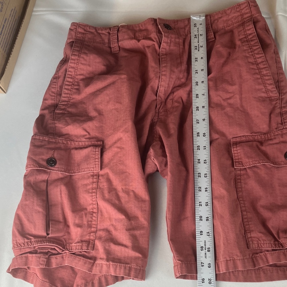 Dockers Men’s Cargo Shorts Size 32 Tan Ripstop 100% Cotton